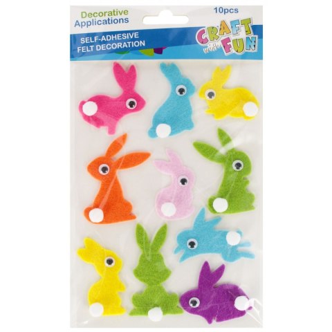 Ozdoba filcowa Królik Craft With Fun (554228) Ozdoba filcowa Królik Craft With Fun (554228)