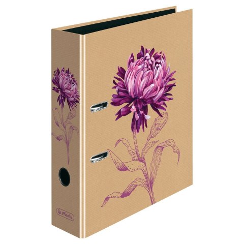 Segregator dźwigniowy Chryzantemy max.file A4 80mm mix Herlitz (300006805)