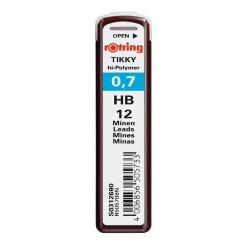 Wkład do ołówka (grafit) HB 0,7mm Rotring Wkład do ołówka (grafit) HB 0,7mm Rotring