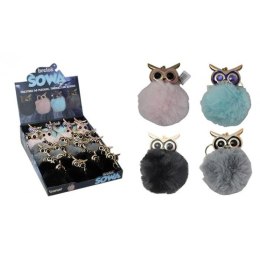Brelok sowa pompon Norimpex (1003284)
