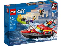 Klocki konstrukcyjne City Łódź strażacka Lego (60373)