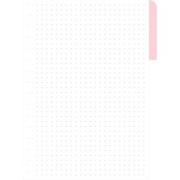 Kołozeszyt (kołonotatnik) przepiśnik A5 240k. 90g kropki/tagi Interdruk