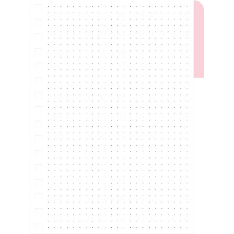 Kołozeszyt (kołonotatnik) przepiśnik A5 240k. 90g kropki/tagi Interdruk