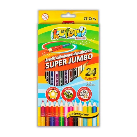 Kredki ołówkowe 24 kol. Penmate Kolori (TT7840) Kredki ołówkowe 24 kol. Penmate Kolori (TT7840)