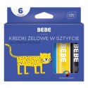 Kredki ołówkowe BB KIDS 6x10g 5902277316608 6 kol. Interdruk (IFARPLSZTBB)
