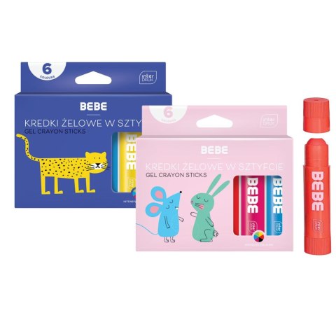 Kredki ołówkowe BB KIDS 6x10g 5902277316608 6 kol. Interdruk (IFARPLSZTBB)