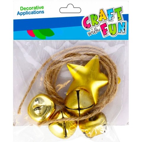 Ozdoba metalowa dzwonek Craft With Fun (501463)