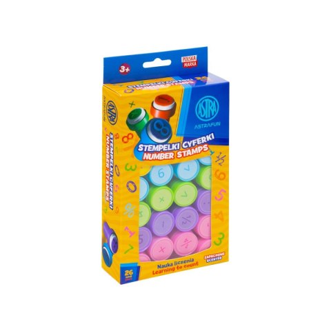 Pieczątka nauka liczenia,cyferki Astra (334025012)