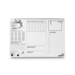 Podkład na biurko FUNNY MAT TRANSPARENT PLANER sfu1141 polipropylen PP [mm:] 335x480 Strigo (8681379311410)