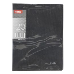 Teczka ofertowa A5 kolor: czarno-pomarańczowy 20 kieszeni Patio (PAT2232/N/01)