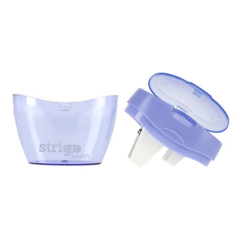 Temperówka z pojemnikiem na 3 grubości oł.i kredek mix plastikowa Strigo (SSC386)