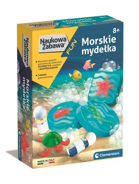Zestaw kreatywny dla dzieci morskie mydełka Clementoni (50709) Zestaw kreatywny dla dzieci morskie mydełka Clementoni (50709)