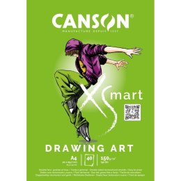 Blok artystyczny XSmart Drawing A4 150g 40k Canson (32250P002)