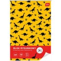 Blok rysunkowy bloki 5902277314512 A4 białe 90g 50k Interdruk