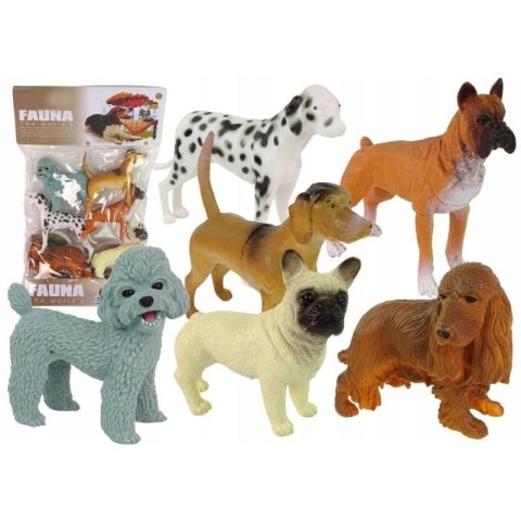 Figurka Psy 6szt. Trifox (A-0934) Figurka Psy 6szt. Trifox (A-0934)