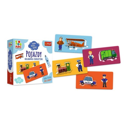 Gra edukacyjna Pojazdy z Serii ABC Malucha Pojazdy Trefl (01942)