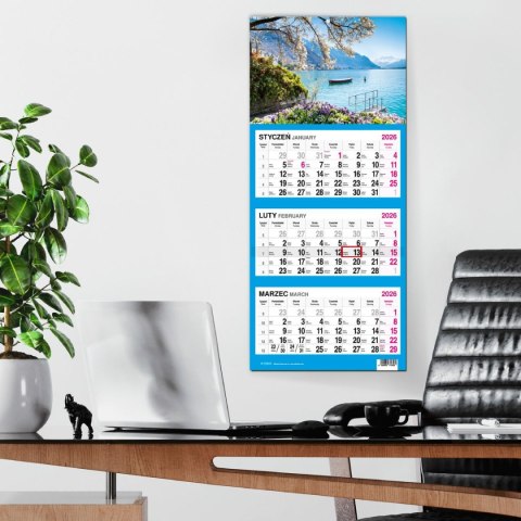 Kalendarz ścienny WIDOK 310mm x 790mm Press