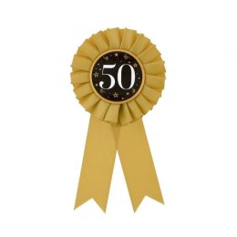 Kotylion 50 urodziny, złoty złoty Godan (YH-KJ50)