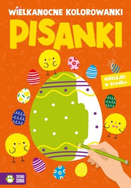 Książeczka edukacyjna Wielkanocne kolorowanki. Pisanki Zielona Sowa