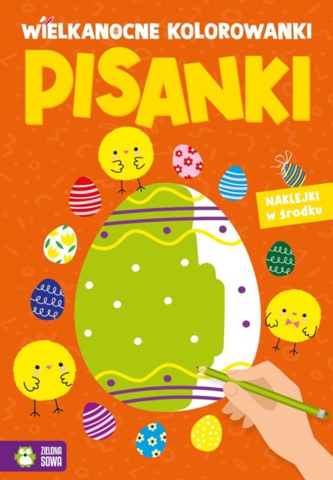 Książeczka edukacyjna Wielkanocne kolorowanki. Pisanki Zielona Sowa Książeczka edukacyjna Wielkanocne kolorowanki. Pisanki Zielona Sowa