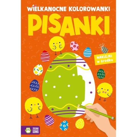 Książeczka edukacyjna Wielkanocne kolorowanki. Pisanki Zielona Sowa Książeczka edukacyjna Wielkanocne kolorowanki. Pisanki Zielona Sowa