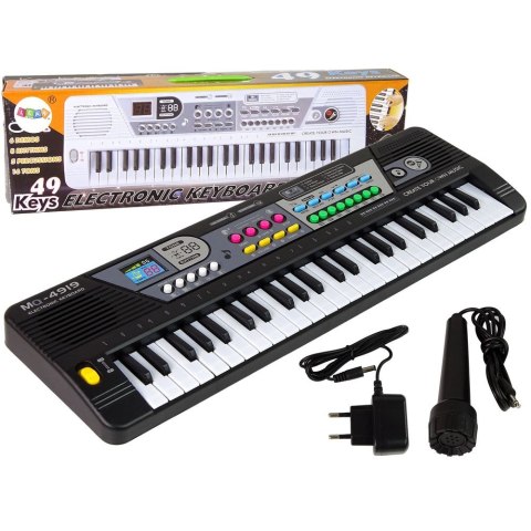 Organy Keyboard MQ4919 Mikrofon Organki 49 Klawiszy Lean (14615) Organy Keyboard MQ4919 Mikrofon Organki 49 Klawiszy Lean (14615)