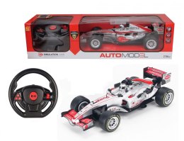 Samochód wyścigówka RC 1:12 biała Lean (22925)