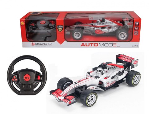 Samochód wyścigówka RC 1:12 biała Lean (22925)
