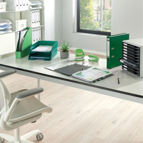 Segregator dźwigniowy A4 80mm Zielony Leitz