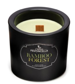 Świeczka ozdobna Classico Bamboo Forest czarna 170g Pavoncella (5905711530387)