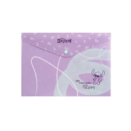 Teczka plastikowa na guzik Stitch A4 nadruk Patio (75125PTR)
