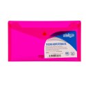 Teczka plastikowa na zatrzask DL różowy Strigo (SF016)