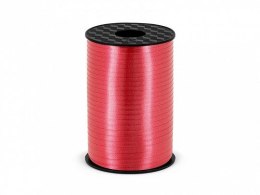 Wstążka plastikowa czerwona, 5mm/225m 5x225 [mm x m] czerwona Partydeco (PRP5-007)
