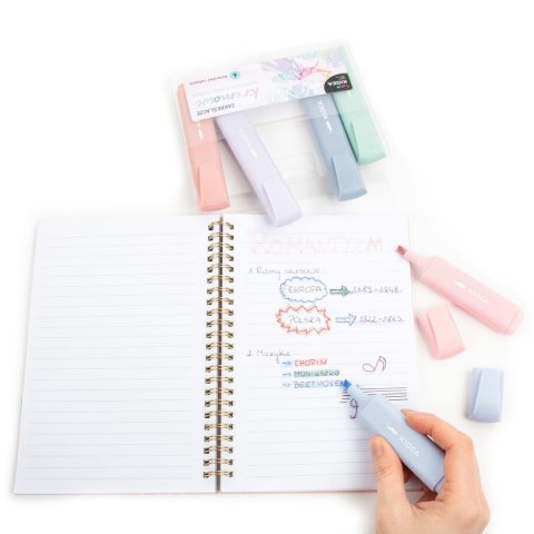 Zakreślacz Kremowa wkład niebieski Kidea (ZK6KA)