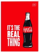 Zeszyt COCA COLA MAT+UV A4 32k. 70g krata Interdruk