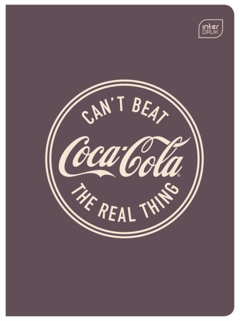 Zeszyt HYBRID COCA COLA A5 60k. 70g krata Interdruk