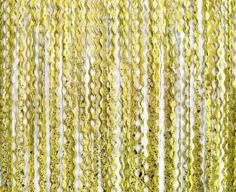 Dekoracja Spirale-srebrne gwiazdki, złota, 100x200 cm Godan (SH-KSGZ) Dekoracja Spirale-srebrne gwiazdki, złota, 100x200 cm Godan (SH-KSGZ)