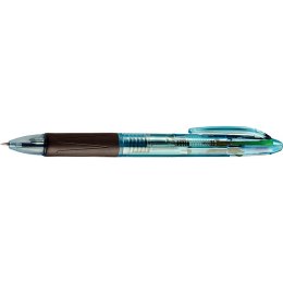 Długopis standardowy 4-kolorowy niebieski 1mm Tetis (KD800-4M)