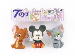 Figurka piszczki zwierzątka 3 szt. Bigtoys (BPI9298)