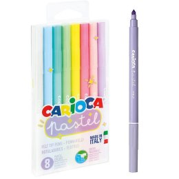 Flamaster Pastel 8 kol. Carioca (43032)