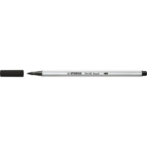 Flamaster Pen 68 brush czarny 1 kol. Stabilo (568/46)