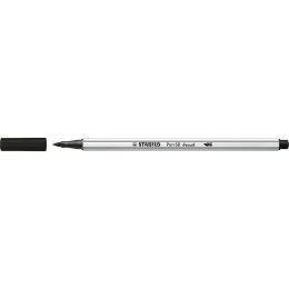 Flamaster Pen 68 brush czarny 1 kol. Stabilo (568/46)