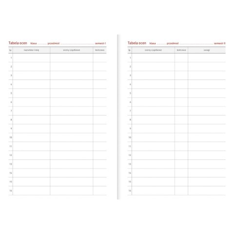 Kalendarz nauczyciela książkowy (terminarz) PCV KOTY bezbarwny B6 Wydawnictwo Wokół Nas (A5TN089B)