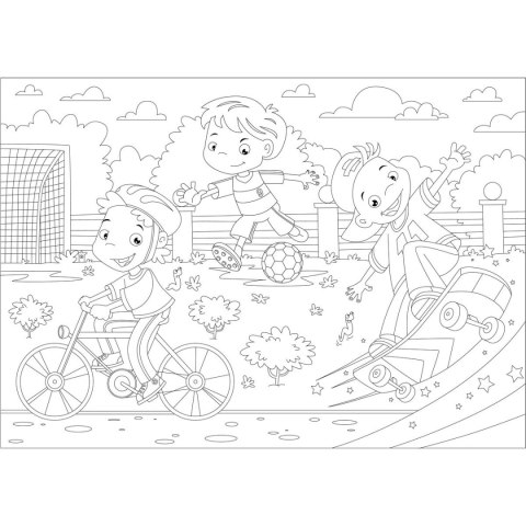 Kolorowanka podłogowa Beniamin (110628) Kolorowanka podłogowa Beniamin (110628)