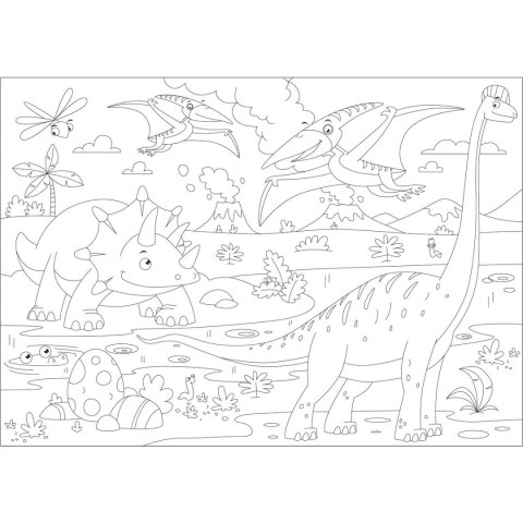 Kolorowanka podłogowa Beniamin (110628) Kolorowanka podłogowa Beniamin (110628)