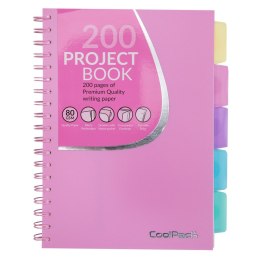 Kołozeszyt (kołonotatnik) CoolPack pastel A4 80k. krata Patio (02879CP)