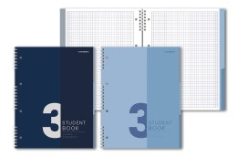 Kołozeszyt (kołonotatnik) STUDENTBOOK 3 przedmioty B5 100k. 70g krata Top 2000 (400179525)