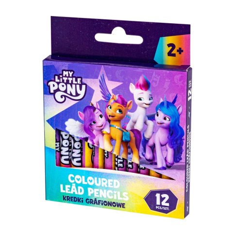 Kredki świecowe My Little Pony grafinowe 12 kol. Astrapap (316024054) Kredki świecowe My Little Pony grafinowe 12 kol. Astrapap (316024054)