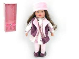 Lalka z dźwiękiem: śpiewa i mówi po polsku, zginalne ręce i nogi, BOX [mm:] 450 Adar (526174)