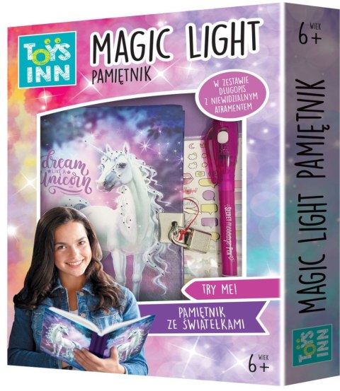 Pamiętnik Magic Light Unicorn A5 Stnux (STN7823) Pamiętnik Magic Light Unicorn A5 Stnux (STN7823)